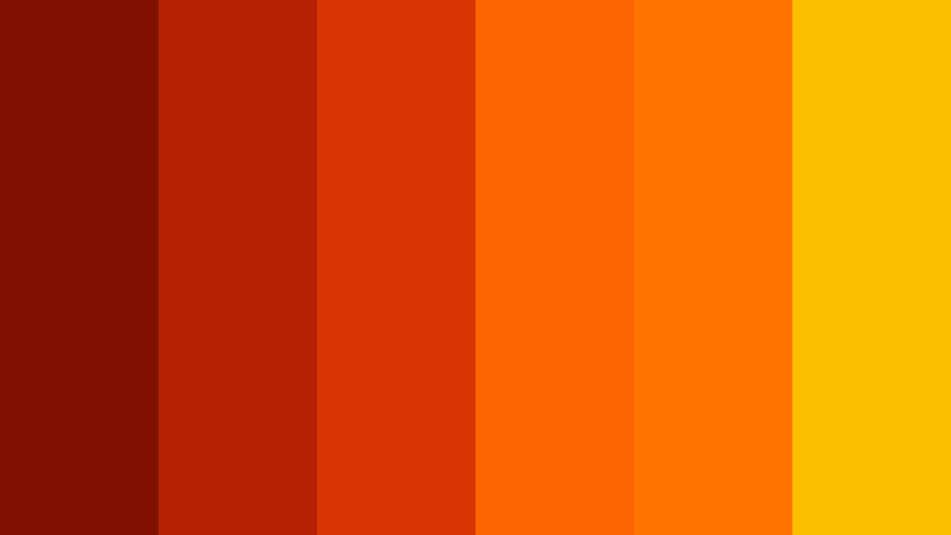 پالت رنگ نارنجی