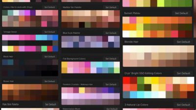 دانلود پالت رنگ با 61 عدد رنگ متفاوت برای فتوشاپ