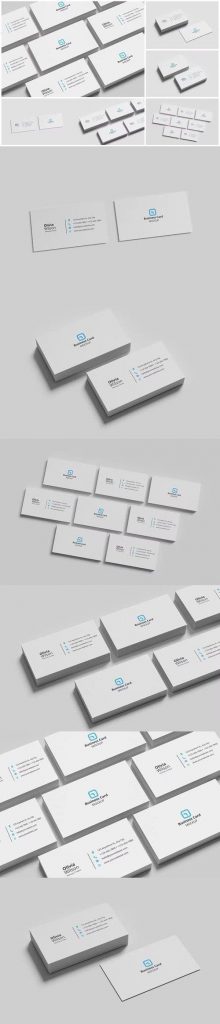 دانلود موکاپ کارت ویزیت مستطیلی