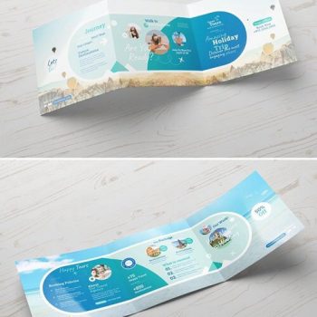 دانلود بروشور لایه باز شرکت های مسافرتی