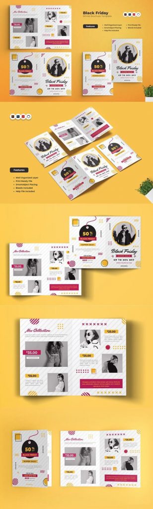 دانلود بروشور تبلیغاتی لایه باز تخفیف بلک فرایدی