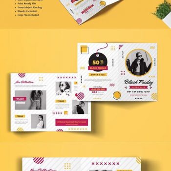 دانلود بروشور تبلیغاتی لایه باز تخفیف بلک فرایدی