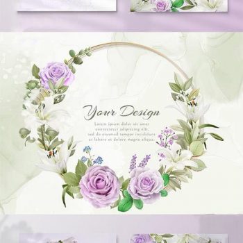 کارت عروسی لایه باز و قابل ویرایش