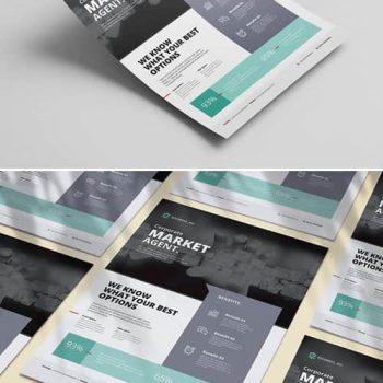 طرح تراکت تبلیغاتی شرکت ها و آژانس ها