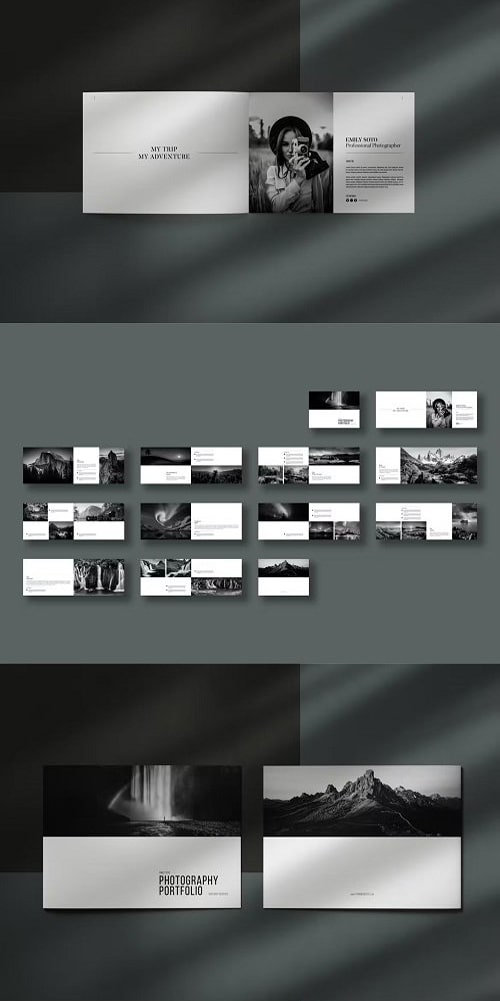 دانلود فایل طرح لایه باز کاتالوگ عکاسی