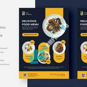 فایل لایه باز منو رستوران رایگان