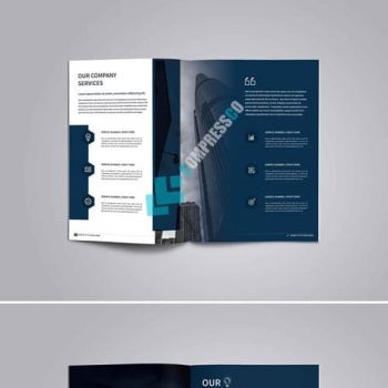 دانلود طرح آماده بروشور تجاری و شرکتی حرفه ای لایه باز