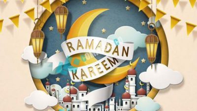 پوستر گرافیکی و خلاقانه ماه رمضان کمپرس کو