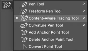 در فتوشاپ pen tool