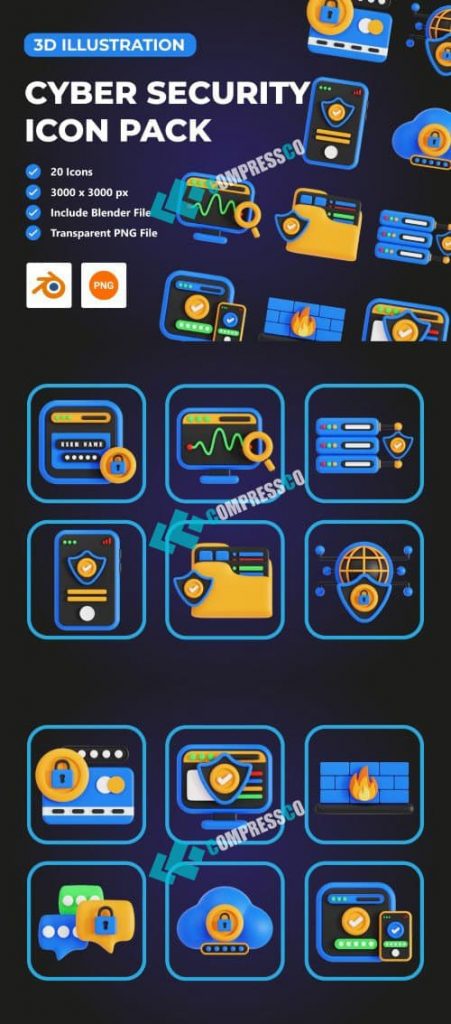 آیکون سه بعدی