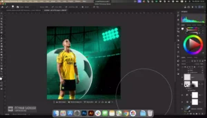 طراحی پوستر فوتبالی در فتوشاپ 7