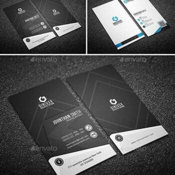 کارت ویزیت شرکتی و بازرگانی لایه‌ باز