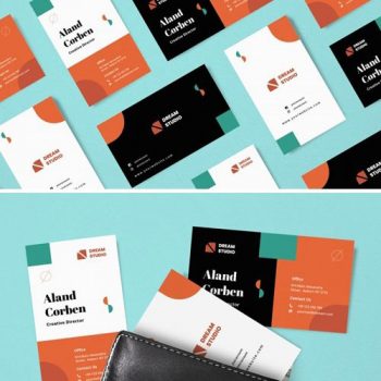 کارت ویزیت فانتزی لایه باز