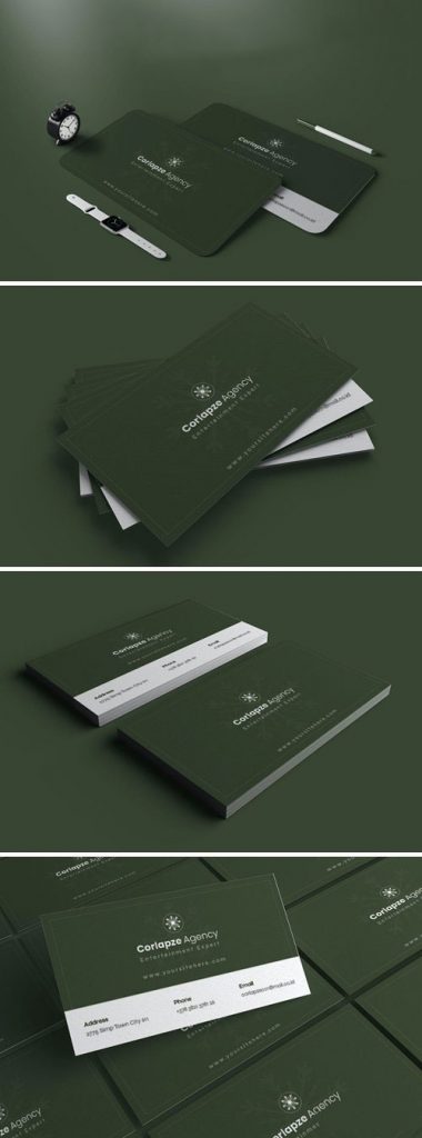 کارت ویزیت لایه باز آژانس تبلیغاتی