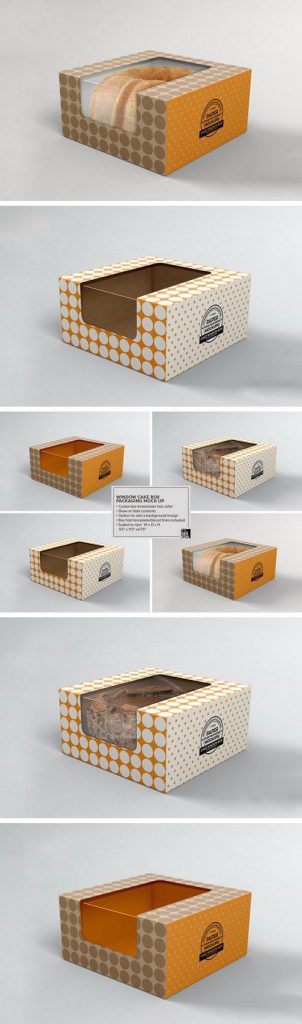 دانلود موکاپ جعبه شیرینی