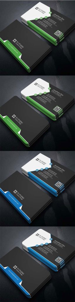 دانلود کارت ویزیت دورو ساده شرکتی