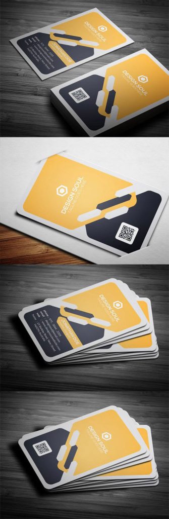 کارت ویزیت لایه باز مدرن