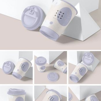 دانلود موکاپ لیوان قهوه کاغذی