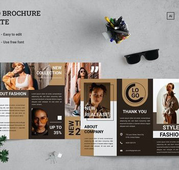 بروشور تبلیغات لباس