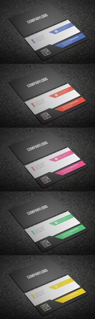 کارت ویزیت دورو ساده شرکتی