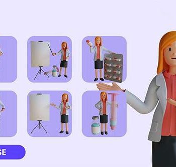 دانلود کاراکتر زن سه بعدی