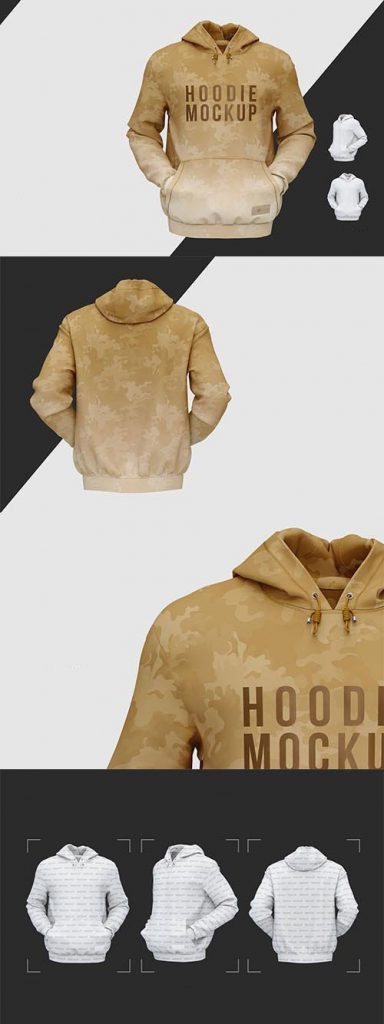 دانلود موکاپ هودی مردانه