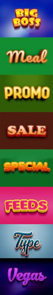 دانلود استایل متنی سه بعدی برای فتوشاپ