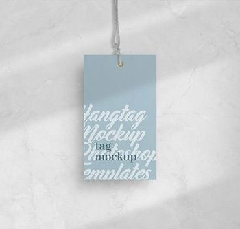 دانلود موکاپ تگ لباس