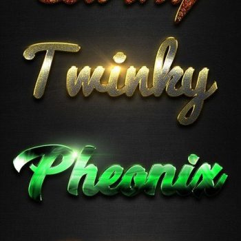 دانلود استایل متنی سه بعدی براق