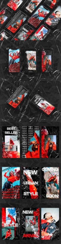 دانلود استوری جذاب لایه باز اینستاگرامی