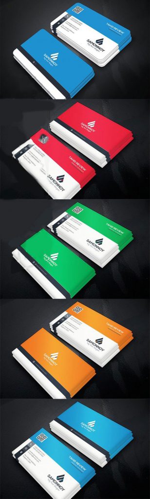 دانلود کارت ویزیت لایه باز شرکتی