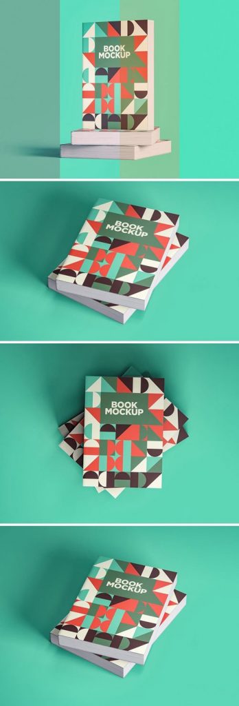 دانلود موکاپ کتاب ساده