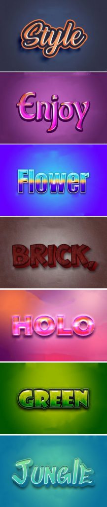 دانلود استایل متنی سه بعدی جذاب