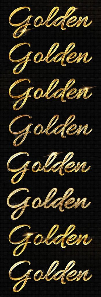 دانلود 8 استایل متن در فتوشاپ