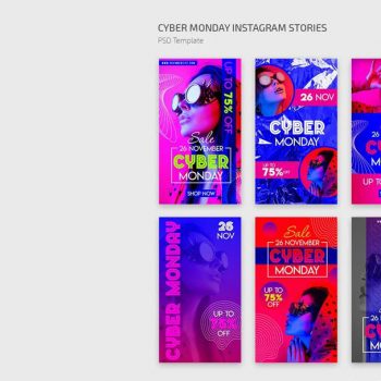 دانلود قالب استوری لایه باز اینستاگرام در فتوشاپ