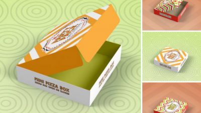دانلود موکاپ جعبه پیتزا