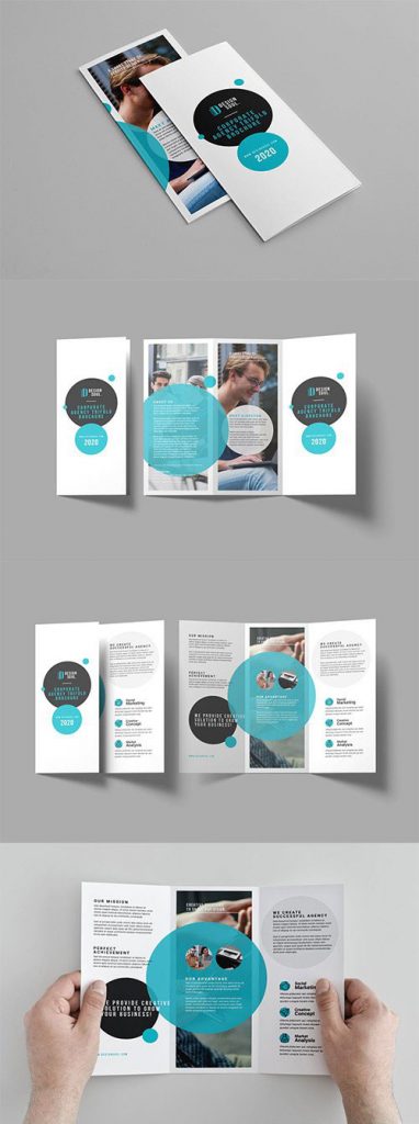 دانلود بروشور سه لت لایه باز فتوشاپ