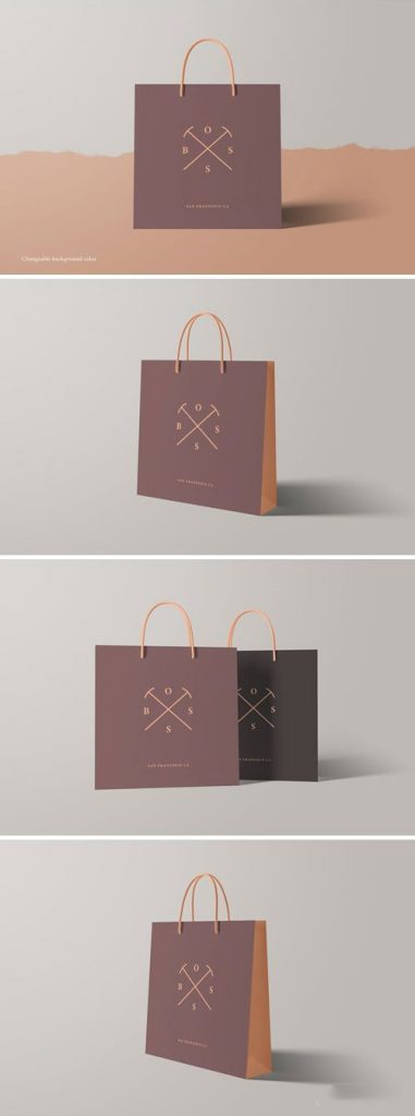 دانلود موکاپ شاپینگ بگ در فتوشاپ