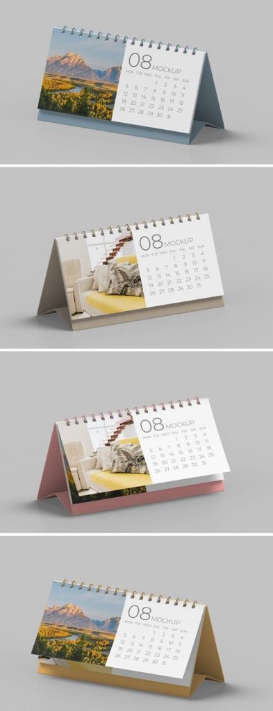 دانلود موکاپ تقویم رومیزی فتوشاپ