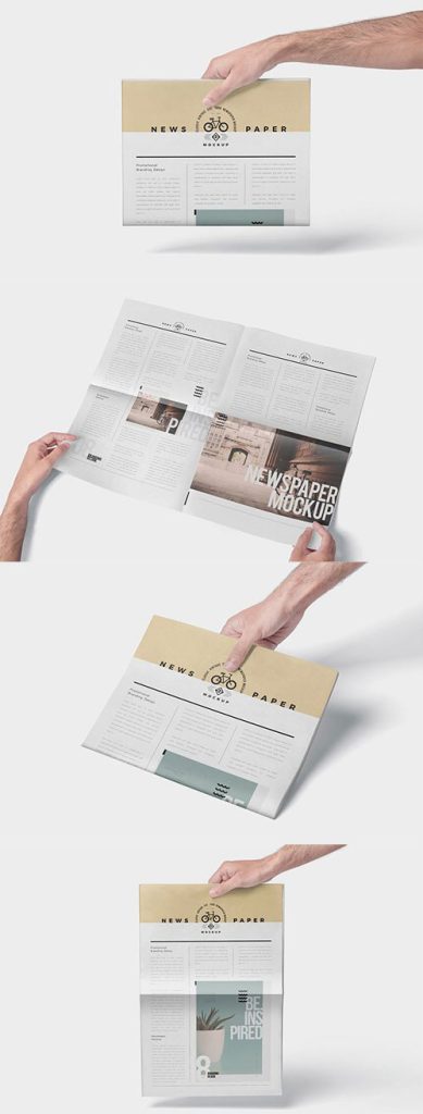 دانلود موکاپ روزنامه