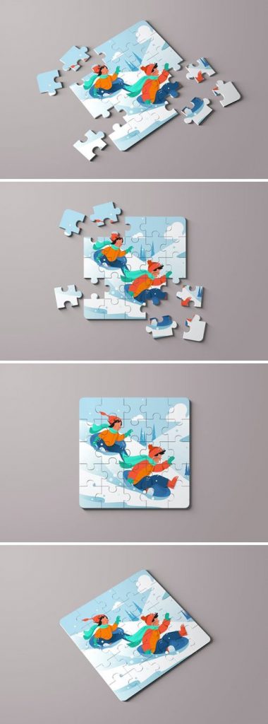 دانلود موکاپ پازل