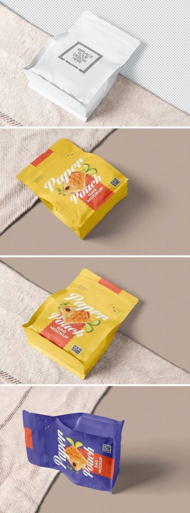 دانلود موکاپ بسته بندی کاغذی