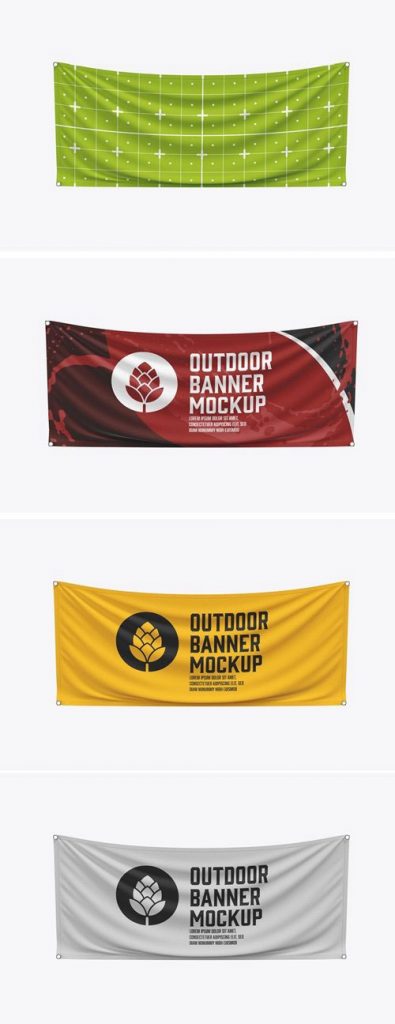 دانلود موکاپ بنر دیواری