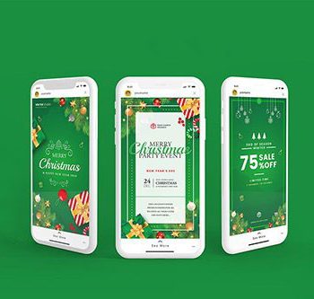 دانلود استوری اینستاگرام با موضوع کریسمس