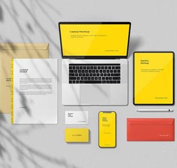 دانلود موکاپ ست اداری