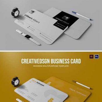 دانلود 8 کارت ویزیت لایه باز شرکتی