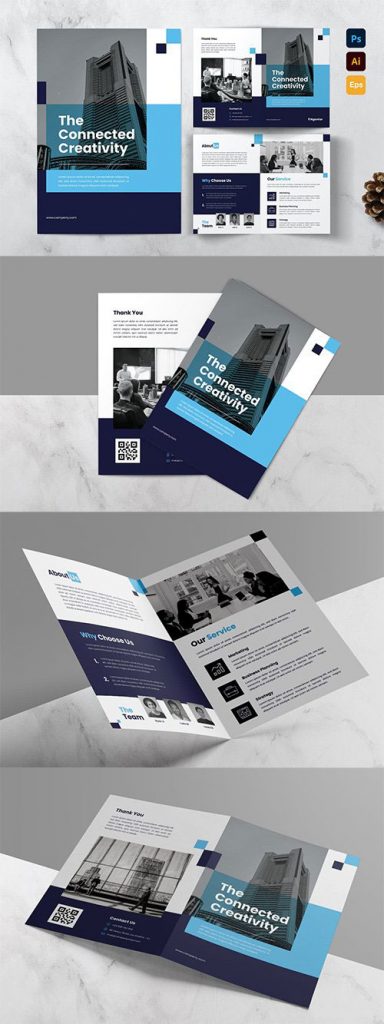 دانلود بروشور لایه باز شرکتی