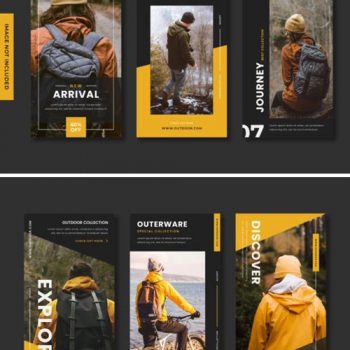 دانلود قالب استوری اینستاگرام با موضوع سفر