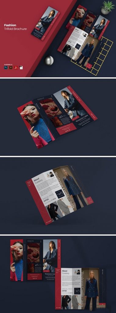 دانلود بروشور سه لت لایه باز تبلیغاتی