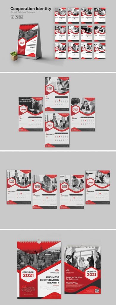 دانلود موکاپ تقویم رو میزی